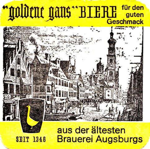 augsburg a-by gold gans quad 1b (185-u aus der ltesten-schwarzgelb)